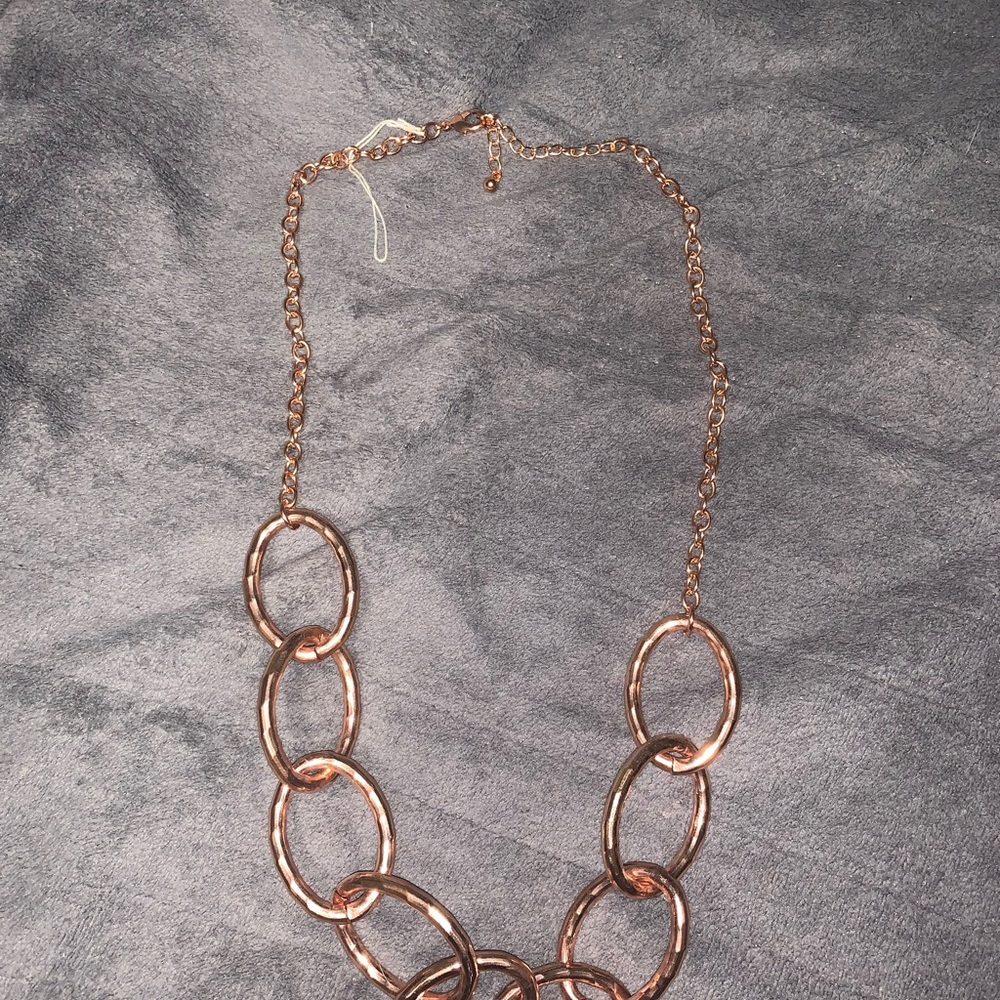 Elegant copper Chain Link Necklace